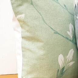 Laura Ashley Magnolia Grove Grey Cushion, Double Sided, Handmade With A Zip Fastening - thumbnail 4