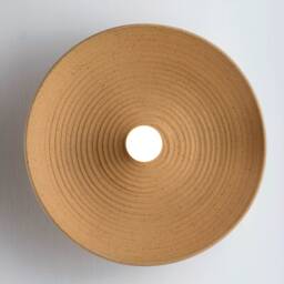 Flush Ceiling Light - Mount Mid Century Modern Decor Dome Lighting Rustic Home Spiral - thumbnail 2