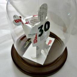 Basketball Player Business Card Sculpture Sports Gift With Glass Dome - thumbnail 4