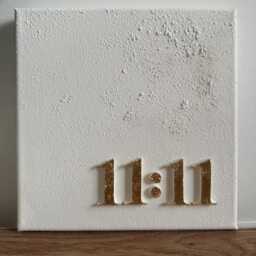 Custom Gold Leaf Time/ Date Canvas- Textured Wall Art - 3D Canvas Nursery/ Bedroom/ Home D??cor. Made To Order - thumbnail 2