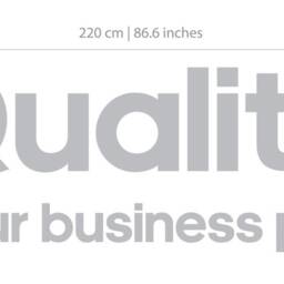 Quality Is Our Business Plan, Motivational Wall Art, Home, Lettering, Office Decor, Quote, Skuqiobp - thumbnail 3