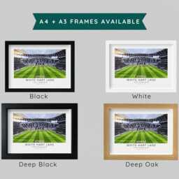Tottenham Dare Dream Do White Hart Lane Art Print - Poster Impressionist Painting Drawing Gift For Him Football Fan Dad Spurs Fc Stadium - thumbnail 3