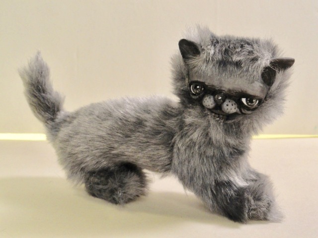 Bjd Or Blythe Cat Prop Gray Art Doll Plush Can Be Customized - image 1