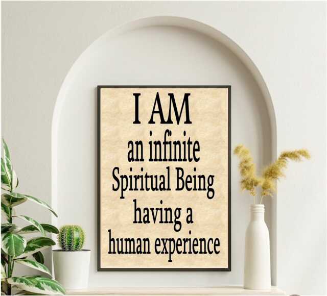 Motivational Wall Art Positive Affirmation Posters Spiritual Daily Self Empowerment Prints For Women Ernest Holmes Quote - image 1