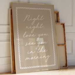 Night Love You Art Print Bohemian Bedroom Wall Decor - thumbnail 3