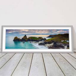 Kynance Cove. Panoramic Framed Picture Print, Cornwall Beach Scene. A Choice Of Frames - thumbnail 3