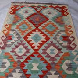 3x10 Ft Stunning Afghan Runner Rug, Handmade Kilim Maimana Chubi Flatweave Oriental Hallway Carpet - thumbnail 2
