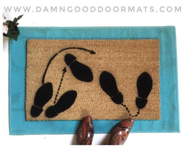 Dancing Feet Doormat Kitsch Boho Style, Gift For Dancers - image 1