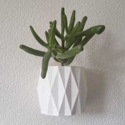 The Diamond Wall Planter, Modern Plant Pot For Interiors - thumbnail 1