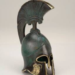 Bronze Ancient Greek Helmet - Athena - thumbnail 2