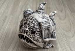 Ceramic Mobidik Figurine, Unique Collectible Sculpture