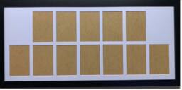 Black Multi Photo Frame 12-Aperture Collage, Personalization Available - thumbnail 1