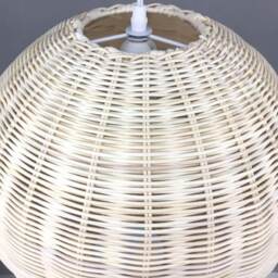 Hand Woven Cane Pendant Light-Countryside Light Fixtures-Rustic Lighting-Pendant Lighting-Ceiling Lamps-Lamp Fixtures-Decorative Lighting - thumbnail 3