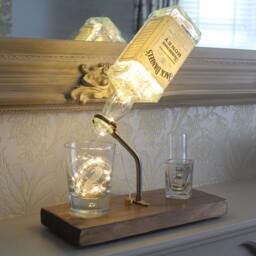 Jack Daniels Tennessee Honey Bottle Light - 70Cl. Unique Lamp & Whiskey Lover Gift For The Home - thumbnail 2