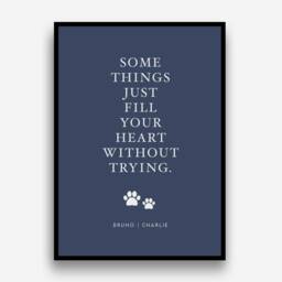 Personalised Pet Wall Art Prints Posters Pictures Contemporary Typography/Frame Not Included - thumbnail 2