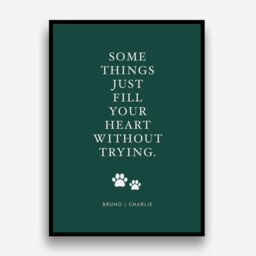 Personalised Pet Wall Art Prints Posters Pictures Contemporary Typography/Frame Not Included - thumbnail 3