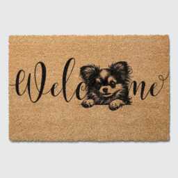 Chihuahua Doormat Natural Coir Dog Welcome Mat - 60x40cm, 70x40cm, 90x60cm - thumbnail 1