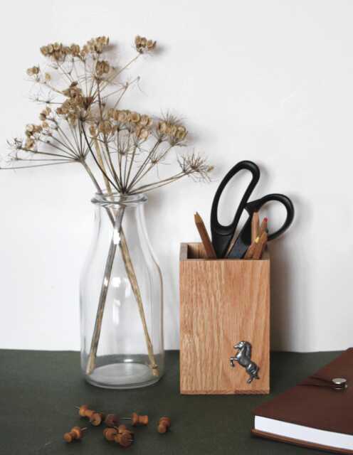 Rearing Horse Pencil & Pen Pot, Desk Tidy - image 1