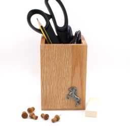 Rearing Horse Pencil & Pen Pot, Desk Tidy - thumbnail 2