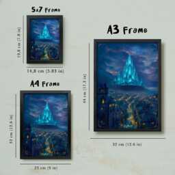 Framed Throne Of Glass Bookshelf Decor, Rifthold Castle Art Print, Sarah J. Maas Romantasy Smut Gift - thumbnail 2