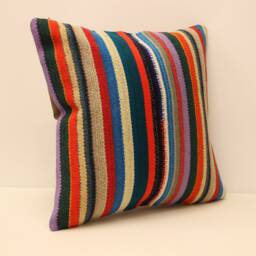 Textile Cushion Cover 20x20 Turkish Pillow Home Cushion Decorative Boho Accent, Cover, Pillows, Interior Chair Navajo 4Ef-115 - thumbnail 2