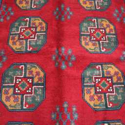 5x8 Brand New Akhcha Handmade Area Rug, Afghan High Pile Turkmen Bokhara Rug, Living Room Rug Tribal Rug Bedroom Office - thumbnail 3