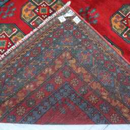 5x8 Brand New Akhcha Handmade Area Rug, Afghan High Pile Turkmen Bokhara Rug, Living Room Rug Tribal Rug Bedroom Office - thumbnail 4