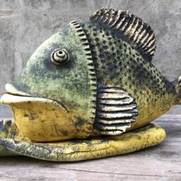 Ceramic Fish Incense Stick Holder - thumbnail 3