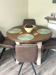 Solid Wood Round Dining Table