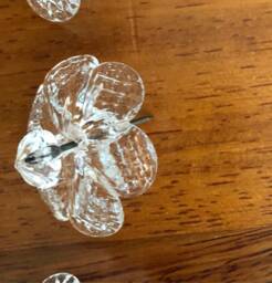 Rosetta With Nail, Spare Parts For Mirrors, in Murano Blown Glass