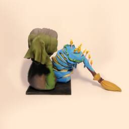 Sleeping Beauty - Flora Handmade Polymer Clay Action Figure. Unique Collectible - thumbnail 4