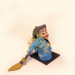 Sleeping Beauty - Flora Handmade Polymer Clay Action Figure. Unique Collectible - thumbnail 3