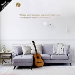Mary Poppins Quote Wall Decal Chase Your Dreams Vinyl Art - thumbnail 3