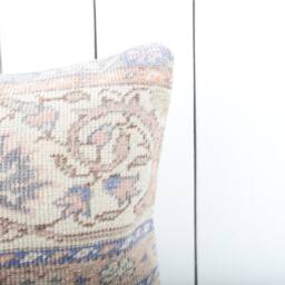 Vintage Turkish Kilim Lumbar Pillow Cover - 12x24 Inch - thumbnail 3