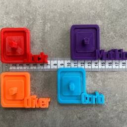 Personalised Oral-B Electric Toothbrush Stand Holder With Drip Tray - 3D Printed Any Name - thumbnail 2