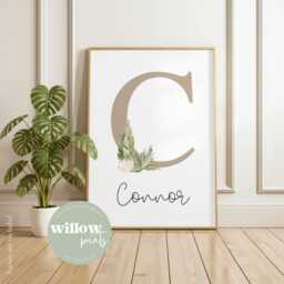 Dinosaur Personalised Name Print - Room Prints Playroom Bedroom Jurassic Park Inspired Prints - thumbnail 3