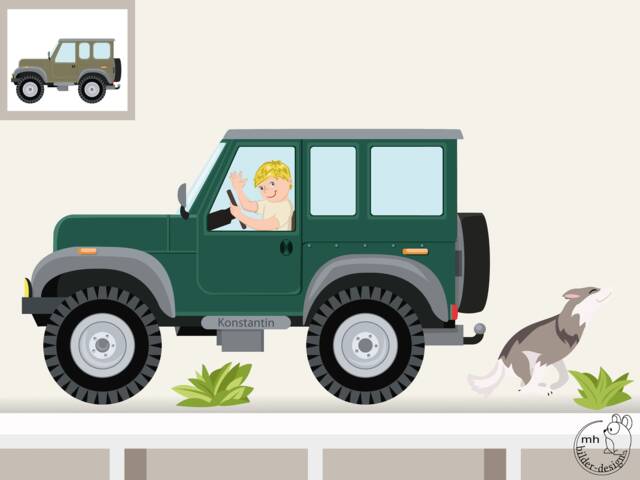 "Wall Sticker ""Off-Road Vehicle" - image 1