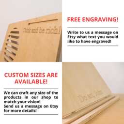 Adjustable Wooden Footrest Ergonomic Under Desk Leg Support - thumbnail 4