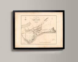 Old Map Of Burntisland - Print Map, History, Scotland, Framed - thumbnail 1