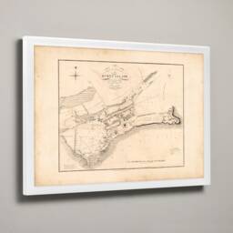 Old Map Of Burntisland - Print Map, History, Scotland, Framed - thumbnail 2