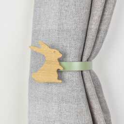 Woodland Animal Curtain Tiebacks For Kids Room - Colourful Nursery Holdbacks