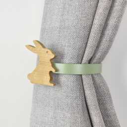 Woodland Animal Curtain Tiebacks For Kids Room - Colourful Nursery Holdbacks - thumbnail 2