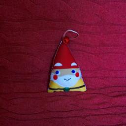 Humphrey, The Happy, Handmade, Gnome, Large, Fabric, Hanging, Ornament, With Bell, Decoration, Display, Stocking Filler, Christmas Tree, Mum - thumbnail 3
