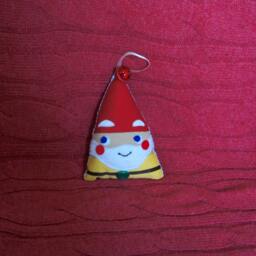 Humphrey, The Happy, Handmade, Gnome, Large, Fabric, Hanging, Ornament, With Bell, Decoration, Display, Stocking Filler, Christmas Tree, Mum - thumbnail 2