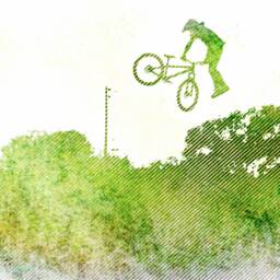 Mountain Bike Beach Towel Cycling Art Gift, Mtb Gift - thumbnail 3