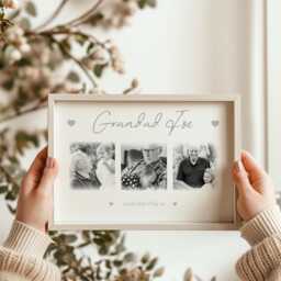 Grandad Father's Day Photo Frame Gift. Gift For Framed Special Grandad. Collage - thumbnail 1