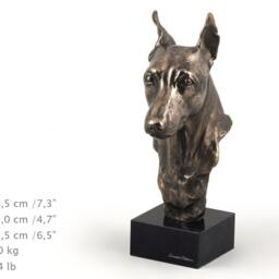 Miniature Pinscher, Dog Marble Statue, Limited Edition, Artdog. Made Of Cold Cast Bronze. Perfect Gift. Limited Edition - thumbnail 4
