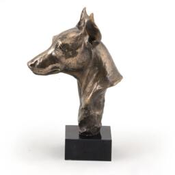 Miniature Pinscher, Dog Marble Statue, Limited Edition, Artdog. Made Of Cold Cast Bronze. Perfect Gift. Limited Edition - thumbnail 2