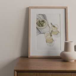 Summer Afternoon, Gin Cocktail Still Life Art Print, Signed Australian Artwork - thumbnail 3