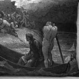 "Virgil Confronting The Devils - Divine Comedy Illustration // Dante's Inferno 14"" X 20" - thumbnail 3